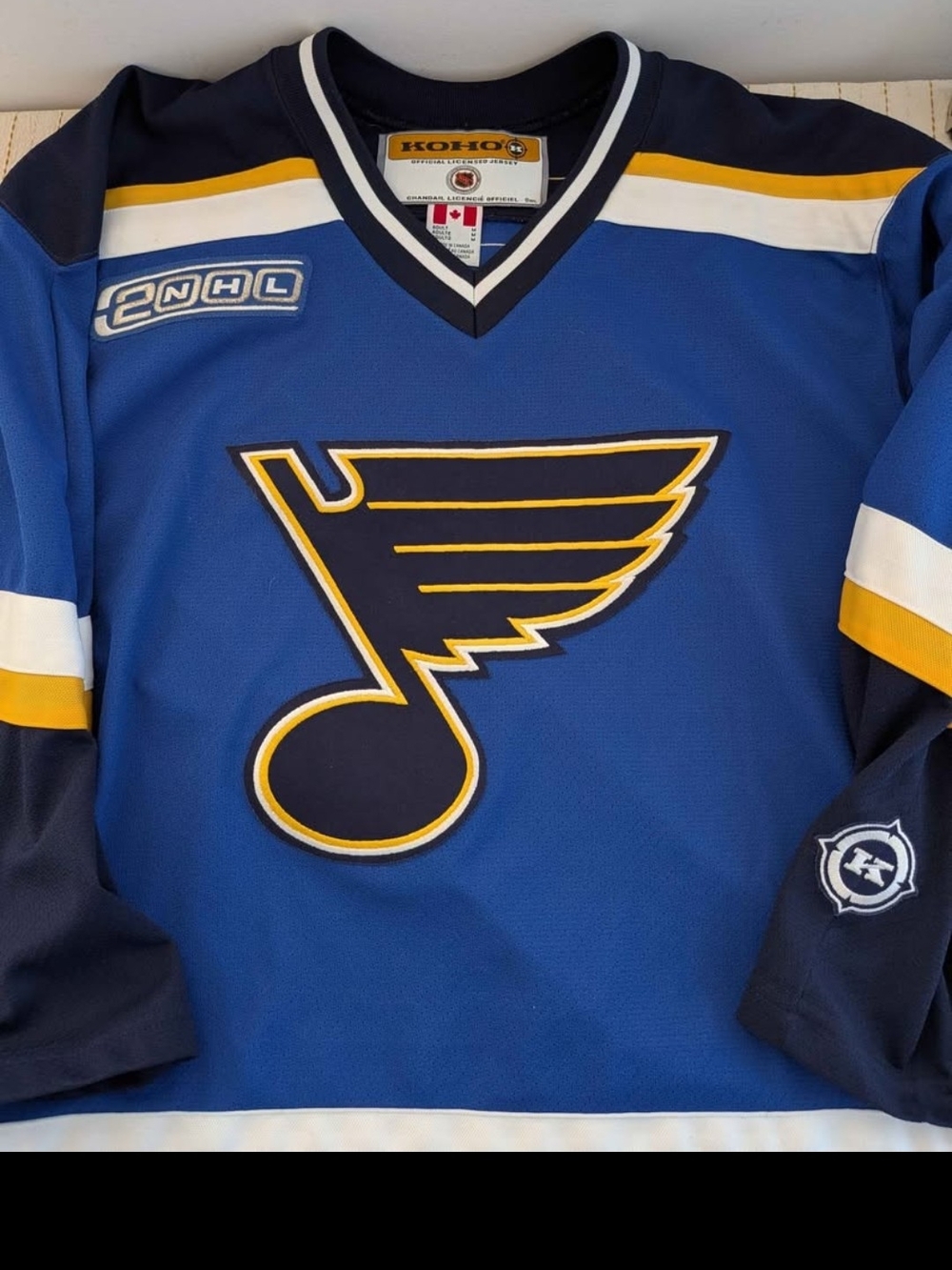 St. Louis Blues Blue Hockey Jersey - Classic Team Logo